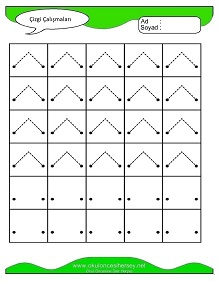 Çizgi Çalışma Sayfaları